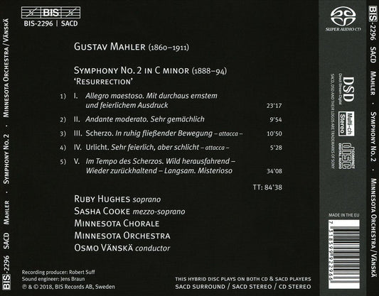 Mahler 2 Resurrection cover art