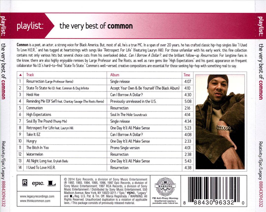 Playlist: The Very Best of Common cover art