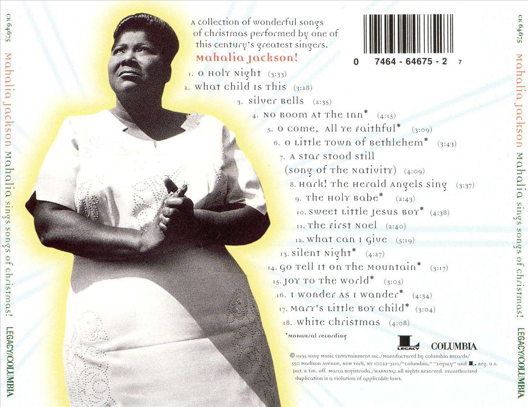 Mahalia Sings Songs of Christmas! cover art