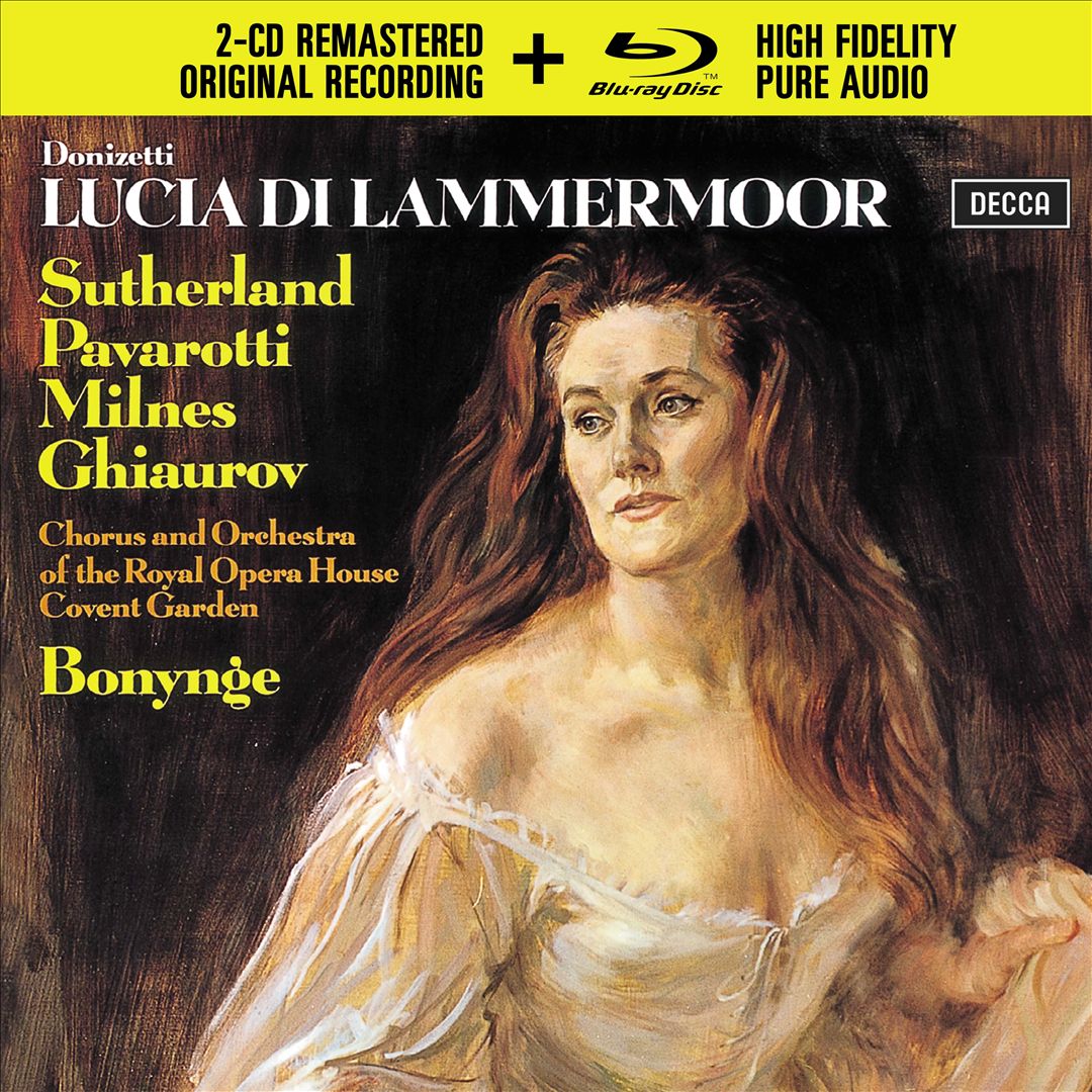 Donizetti: Lucia di Lammermoor [2CD/Blu-Ray Audio] cover art
