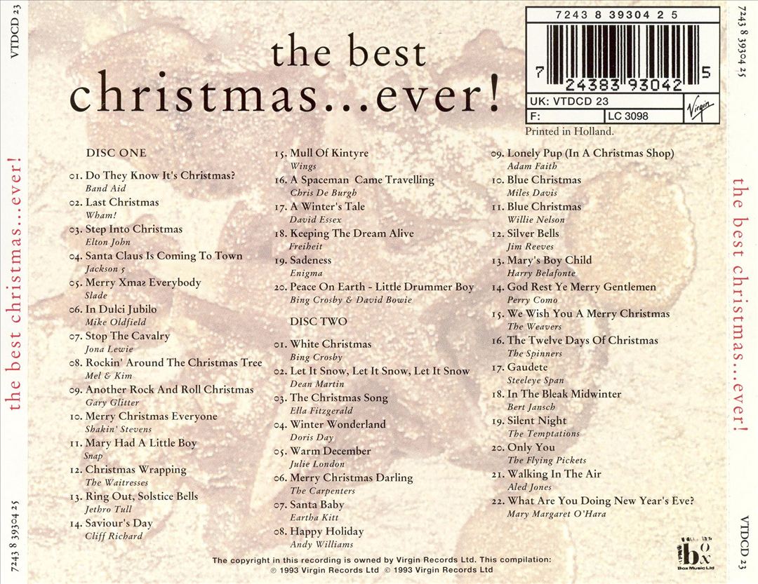 Best Christmas Ever [1998] cover art