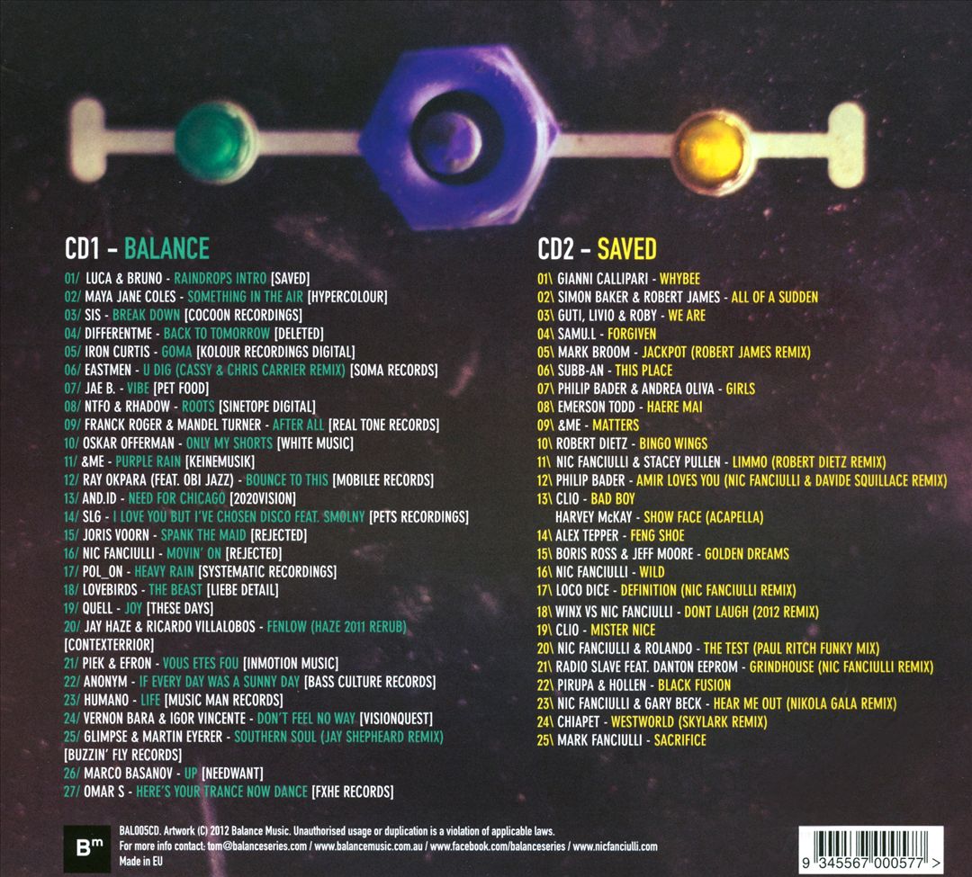 Balance 021 cover art