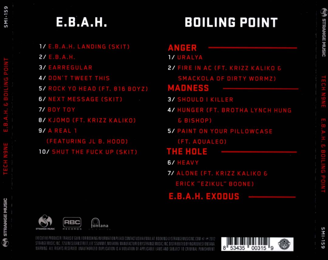 E.B.A.H. & Boiling Point: K.O.D. Collection cover art