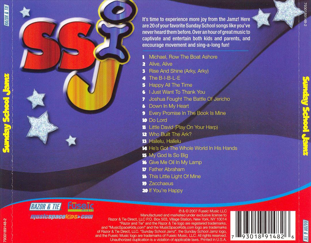 Sunday School Jamz cover art