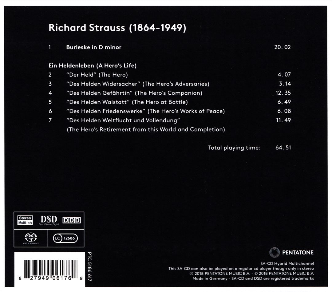 Richard Strauss: Ein Heldenleben; Burleske cover art