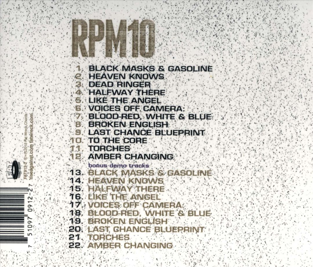 Revolutions per Minute [RPM10] cover art