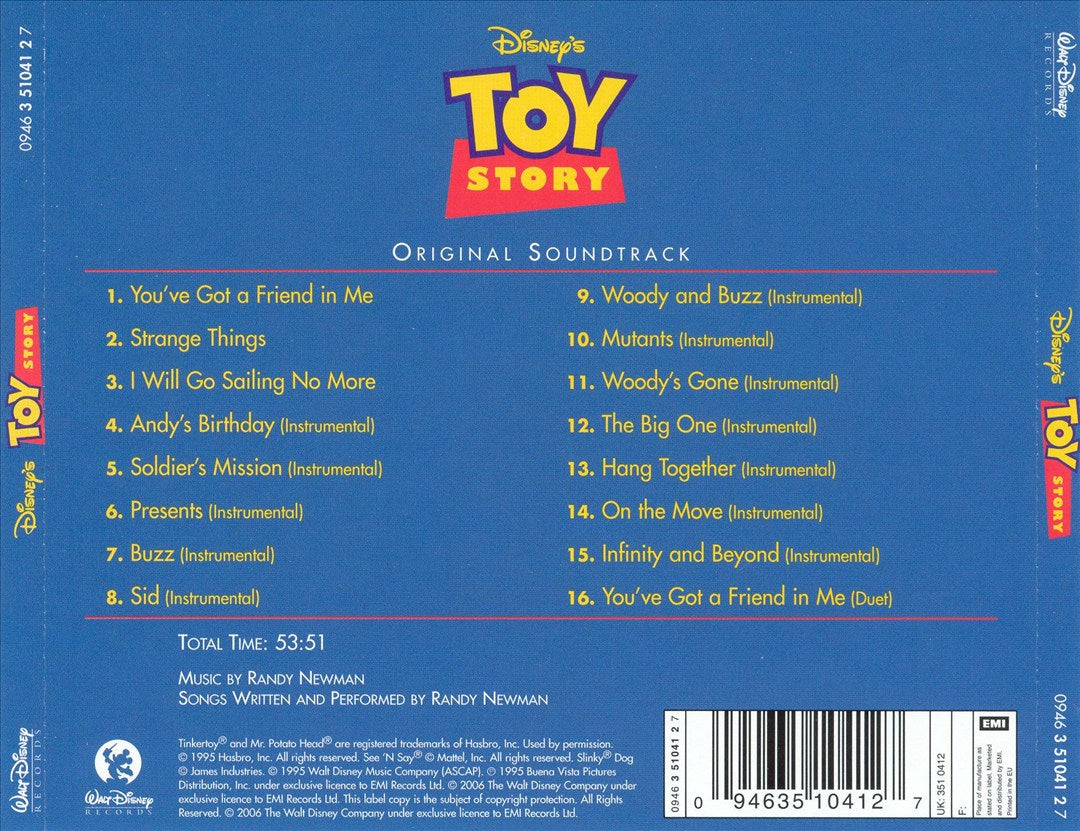 Toy Story [Original Soundtrack] cover art