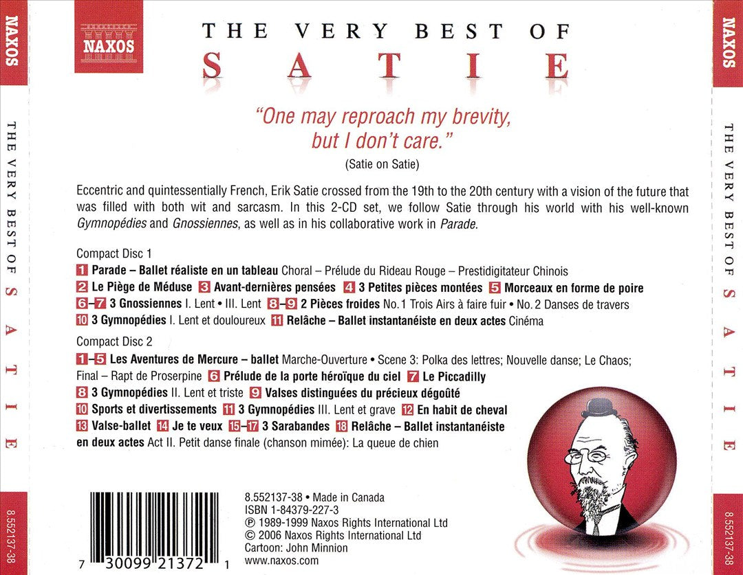 Very Best of Satie cover art