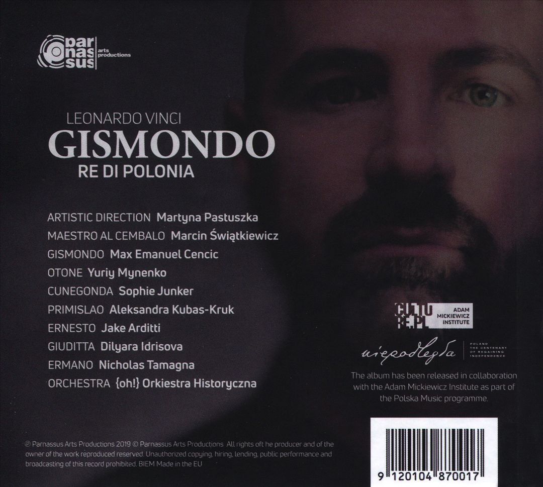 Leonardo Vinci: Gismondo, Re di Polonia cover art