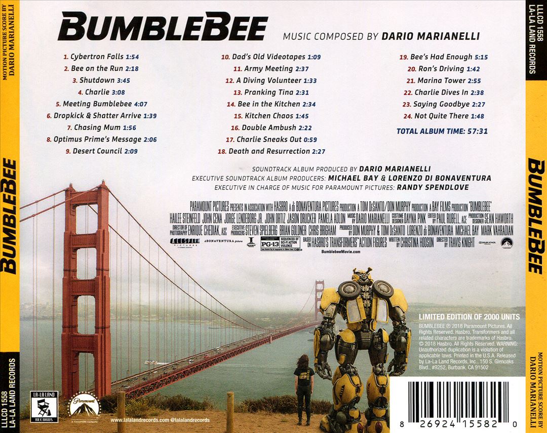 BumbleBee [Motion Picture Score] cover art
