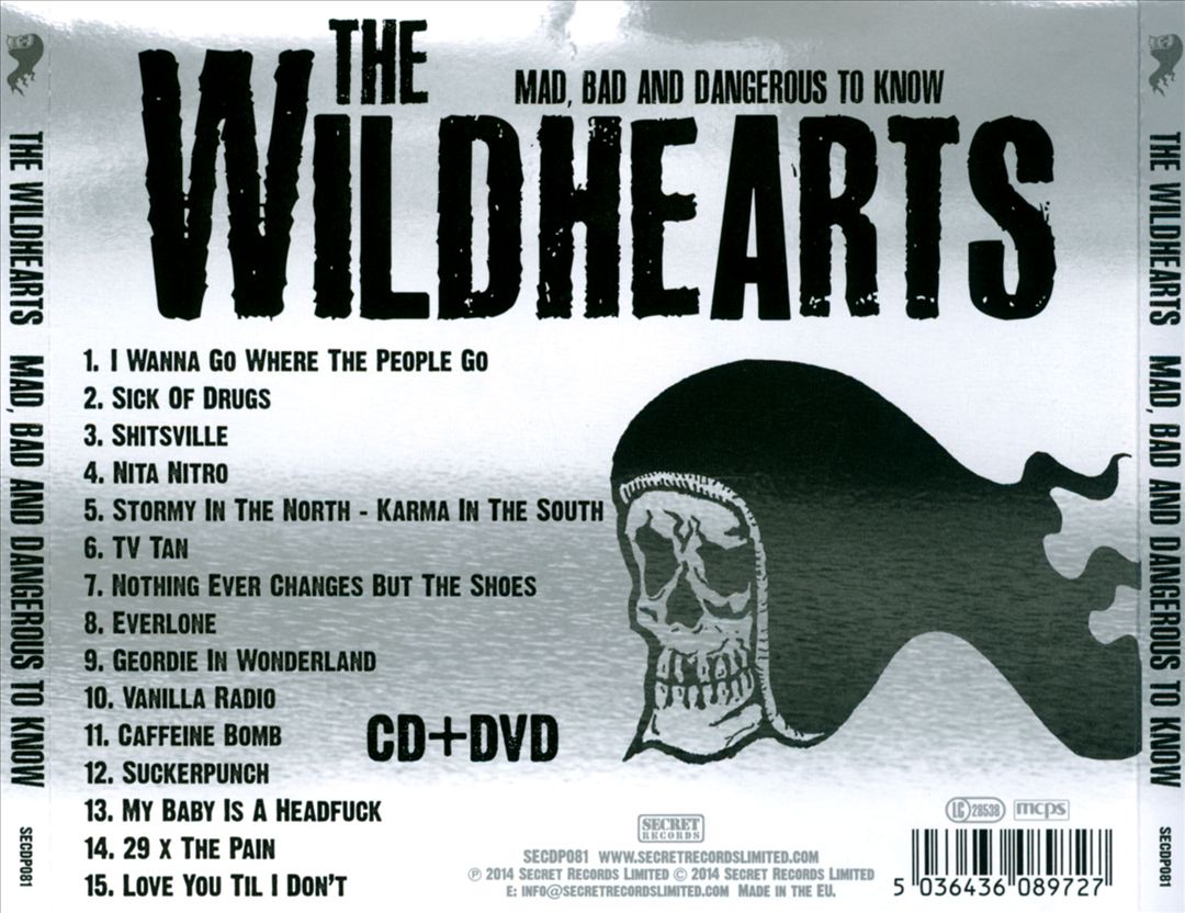 Mad, Bad and Dangerous to Know cover art