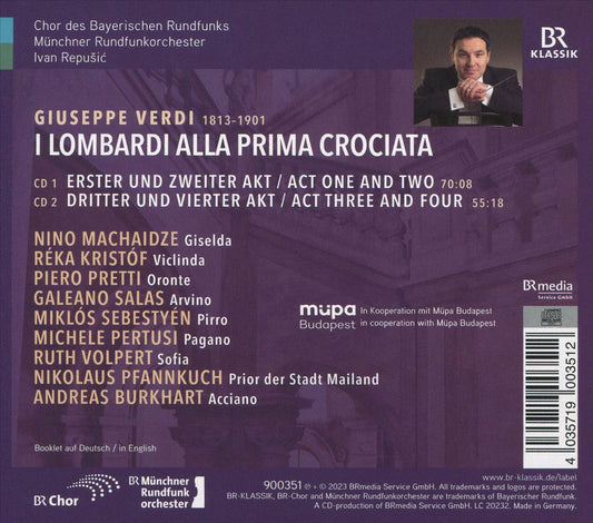 Giuseppe Verdi: I Lombardi alla prima Crociata cover art