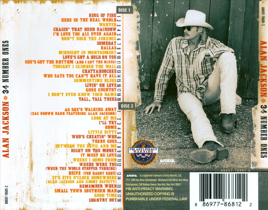 34 Number Ones cover art