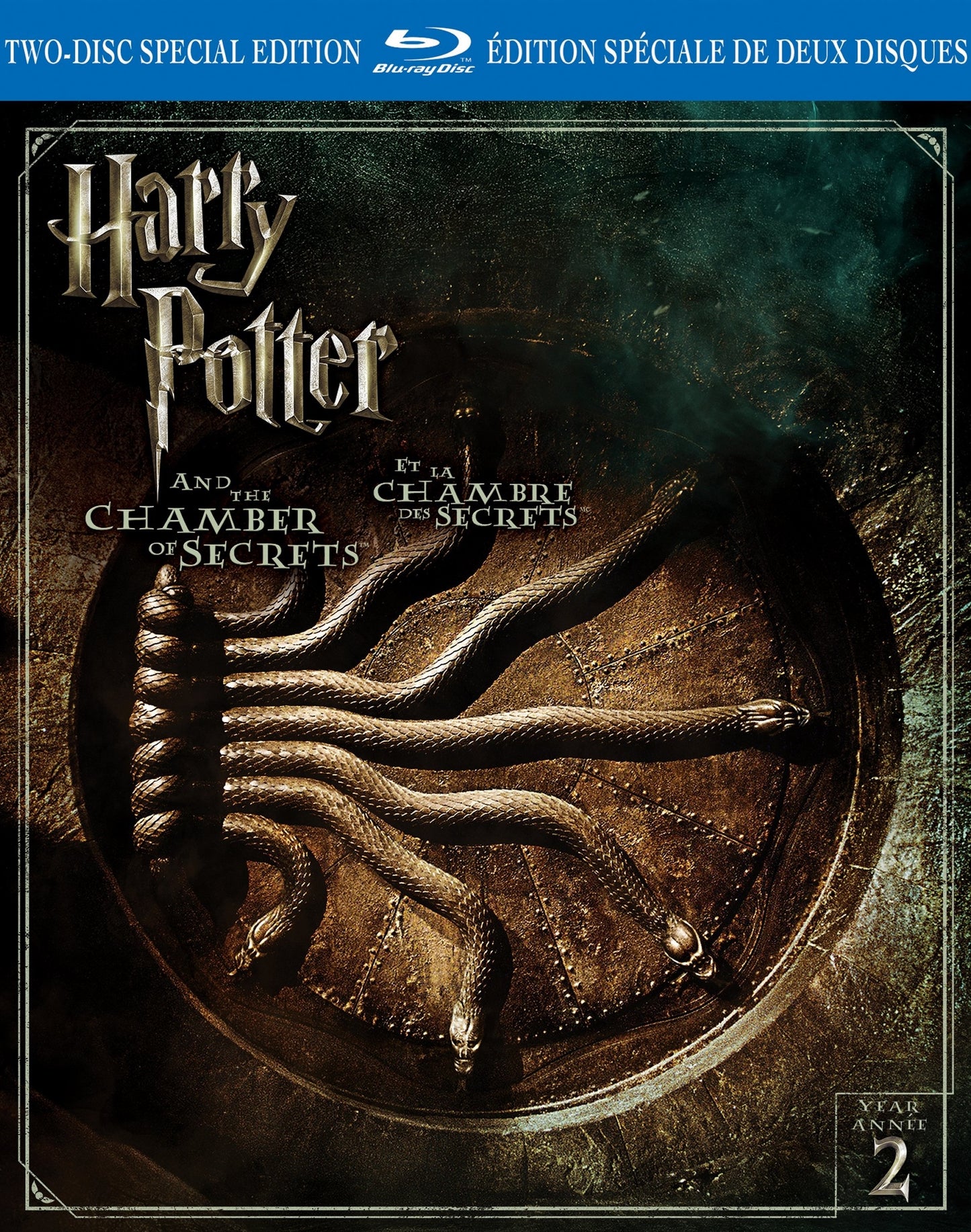 Harry Potter and the Chamber of Secrets [Blu-ray] cover art