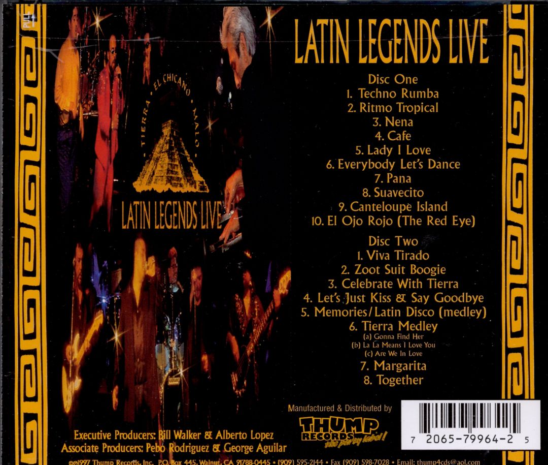 Latin Legends Live cover art