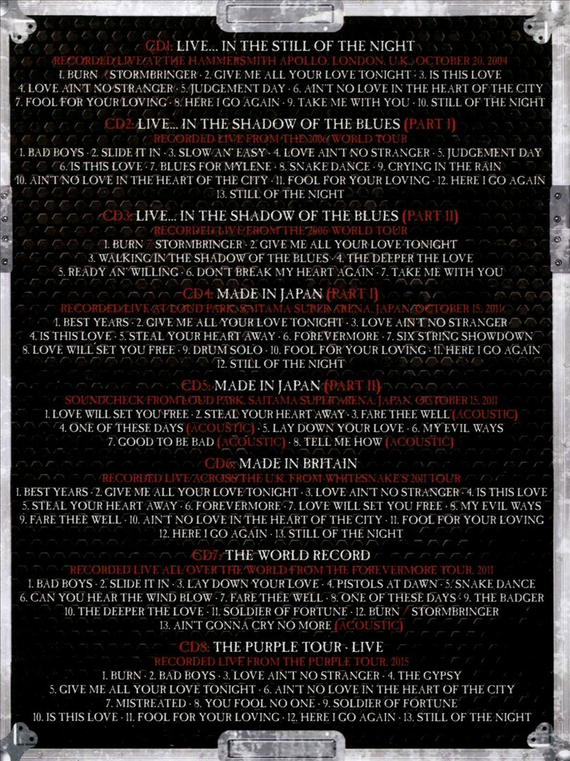 Access All Areas: Live cover art