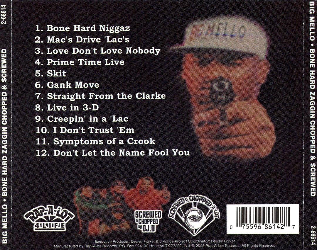 Bone Hard Zaggin [Chopped & Screwed] cover art