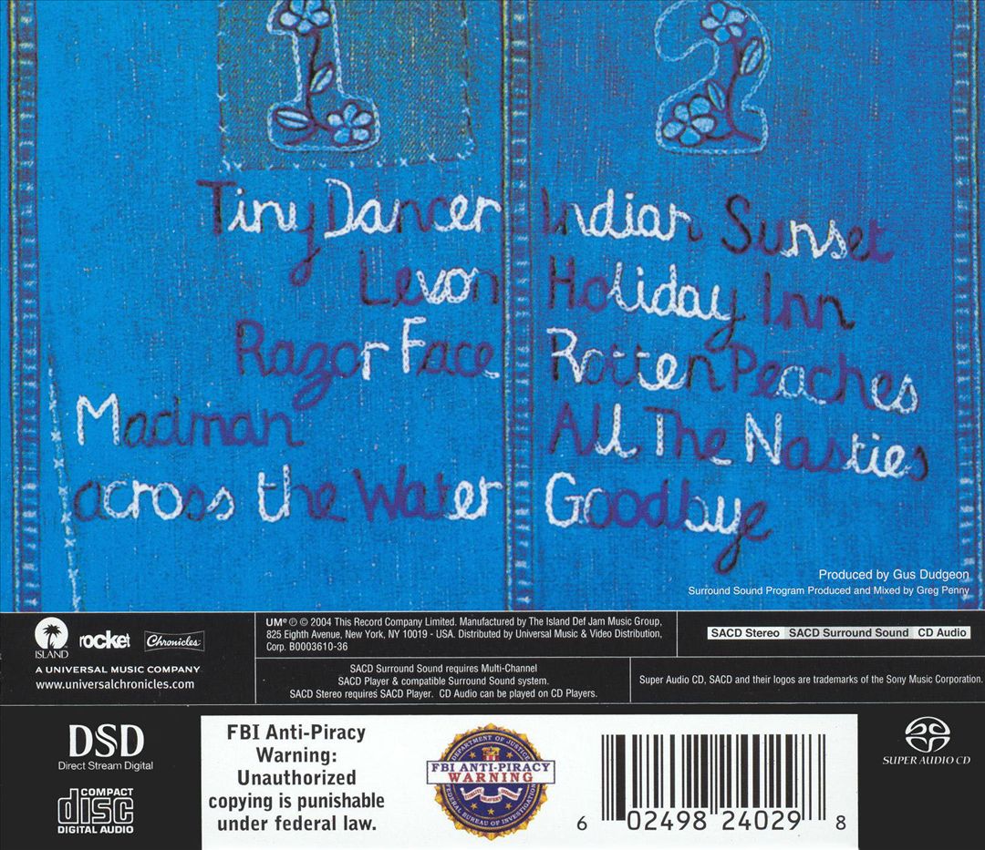 Madman Across the Water cover art