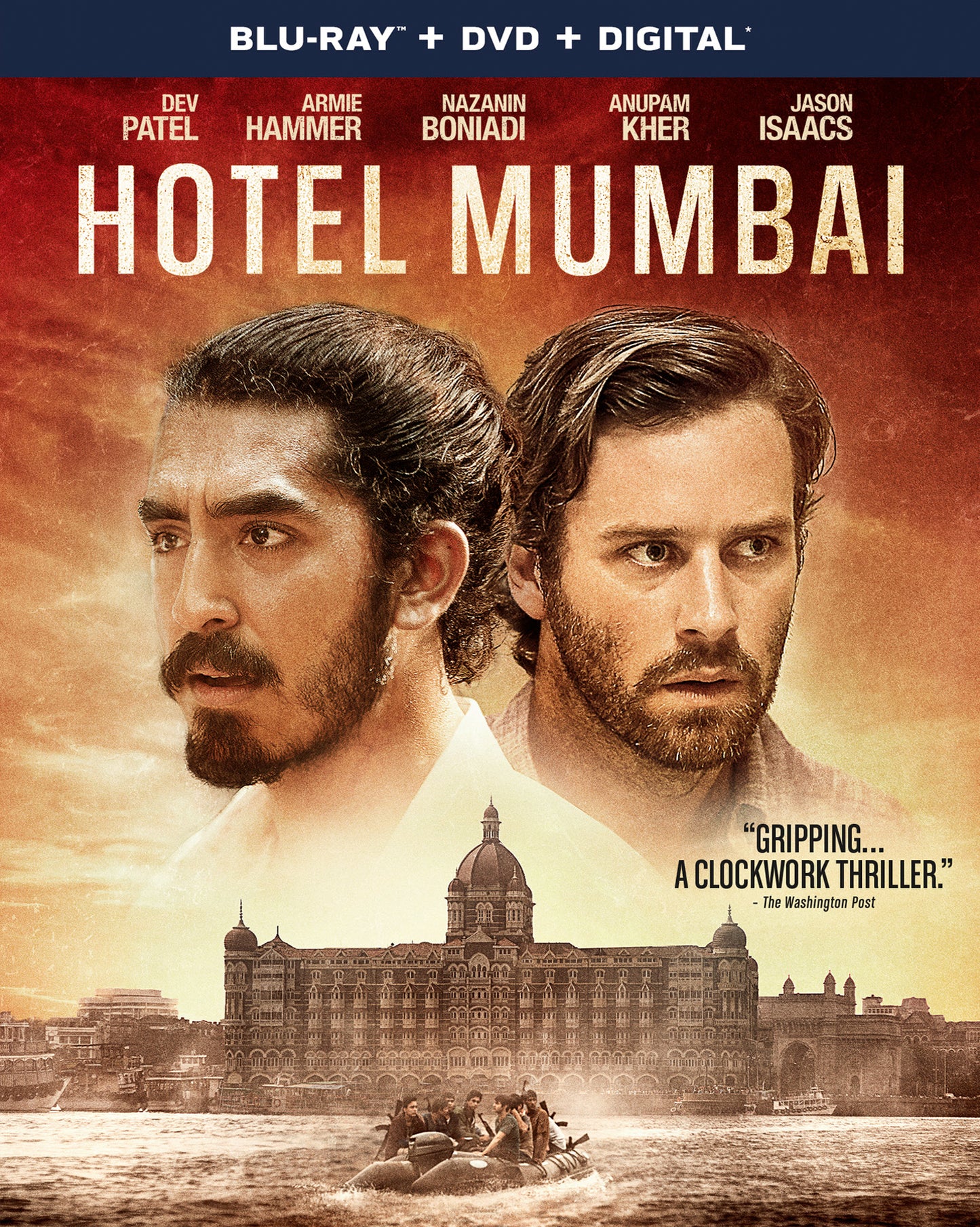 Hotel Mumbai [Includes Digital Copy] [Blu-ray/DVD] cover art