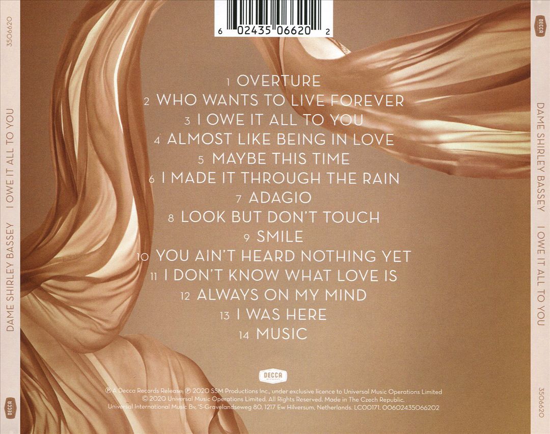 I Owe It All to You cover art