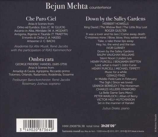 Baroque, Classical and Modern Arias & Scenes for Countertenor cover art