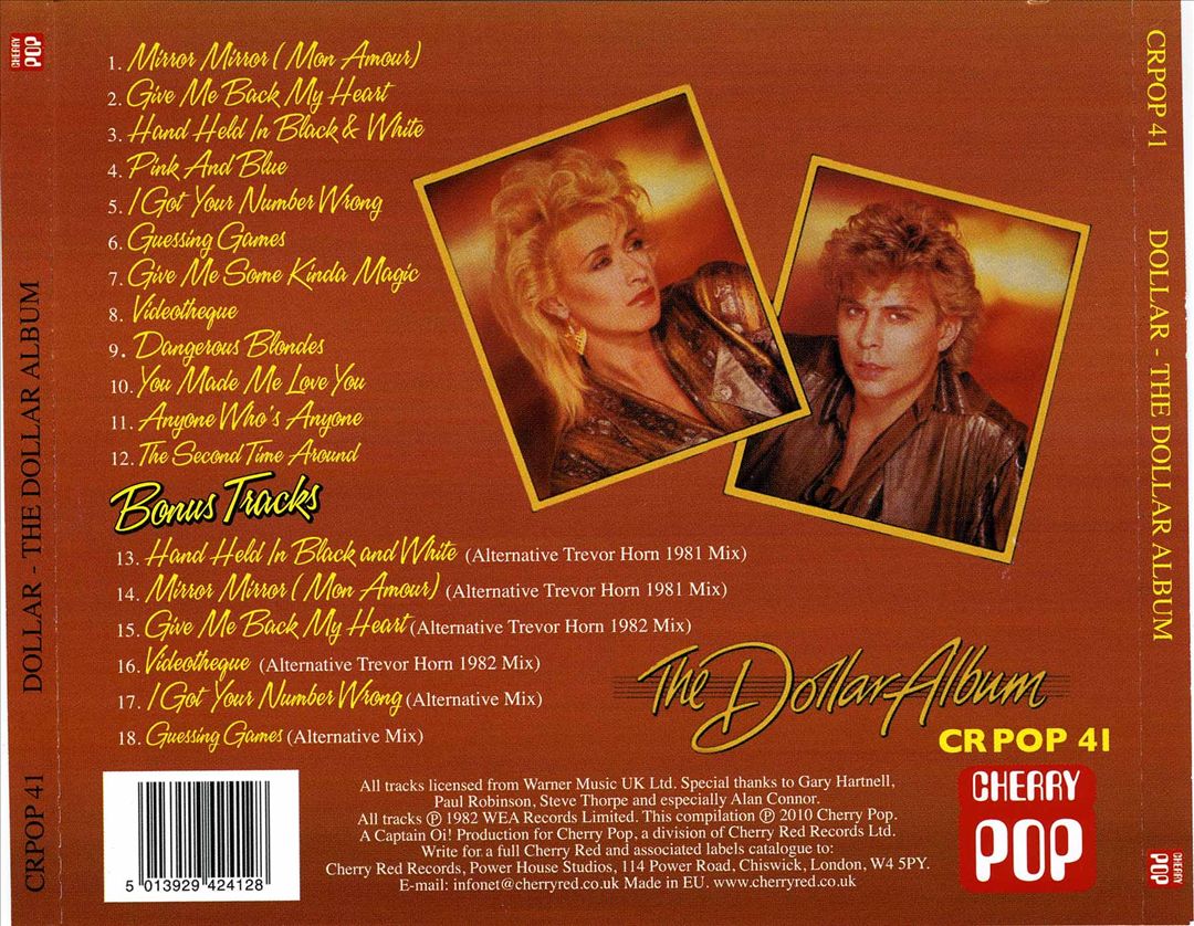 Dollar Album cover art