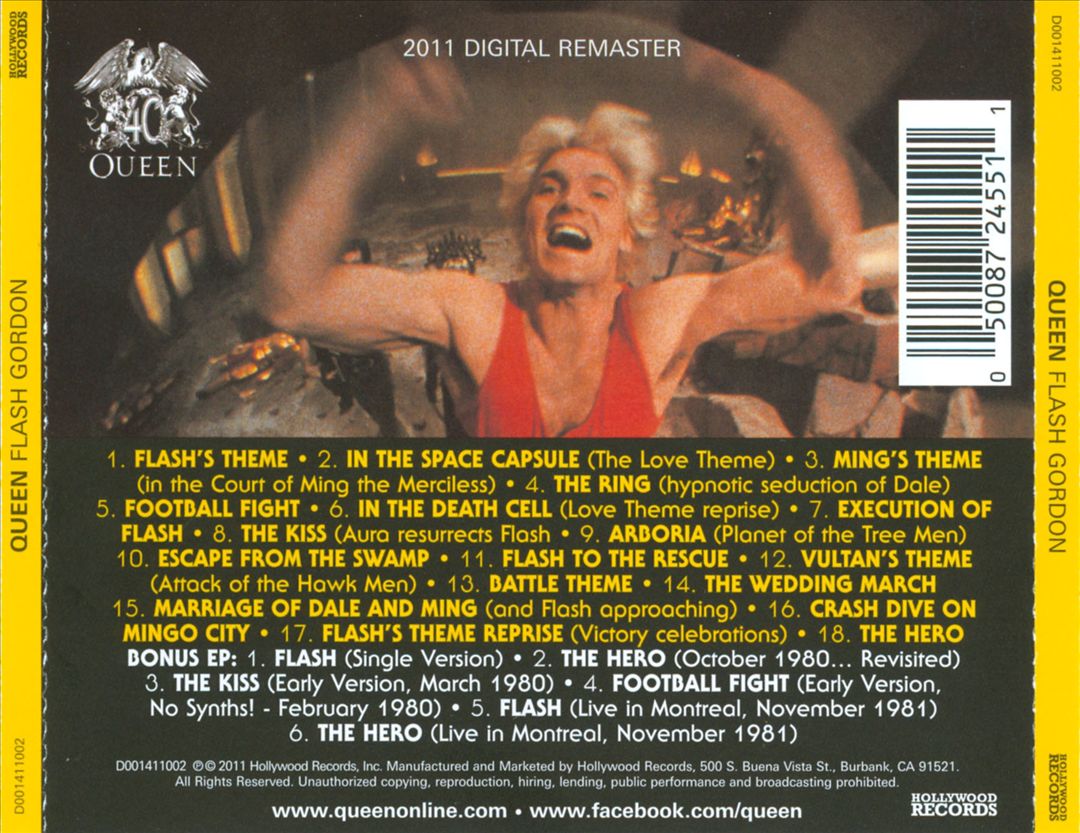 Flash Gordon [Original Motion Picture Soundtrack] cover art
