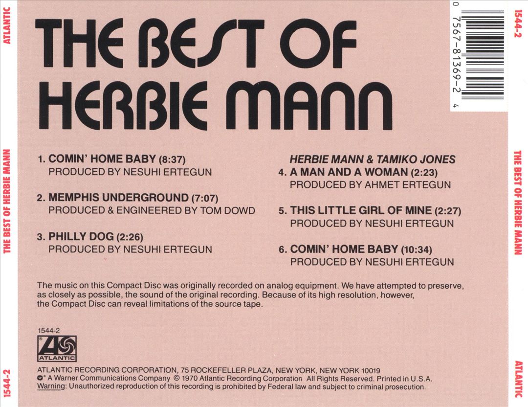 Best of Herbie Mann cover art