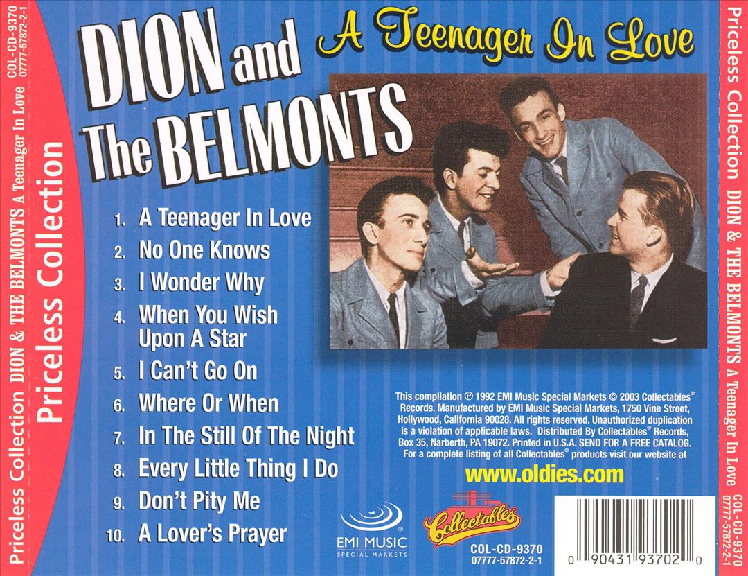 Teenager in Love cover art
