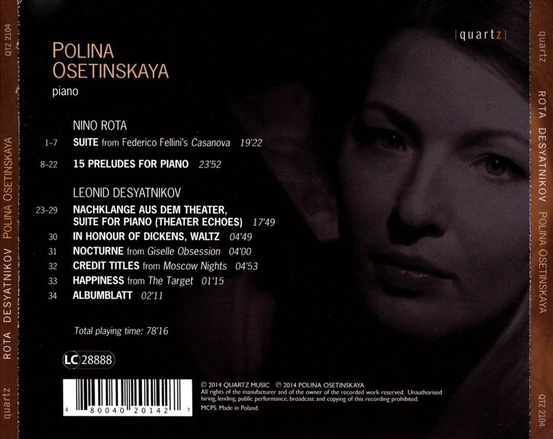 Rota, Desyatnikov cover art