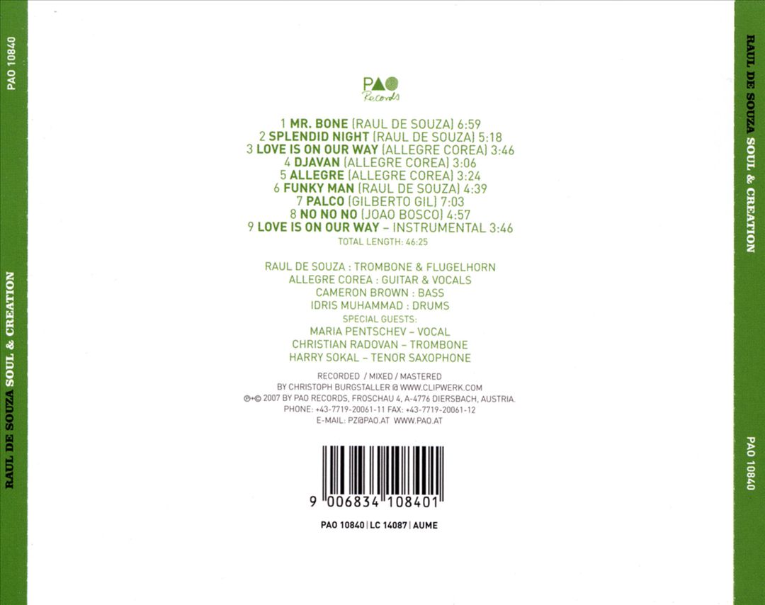 Soul & Creation cover art