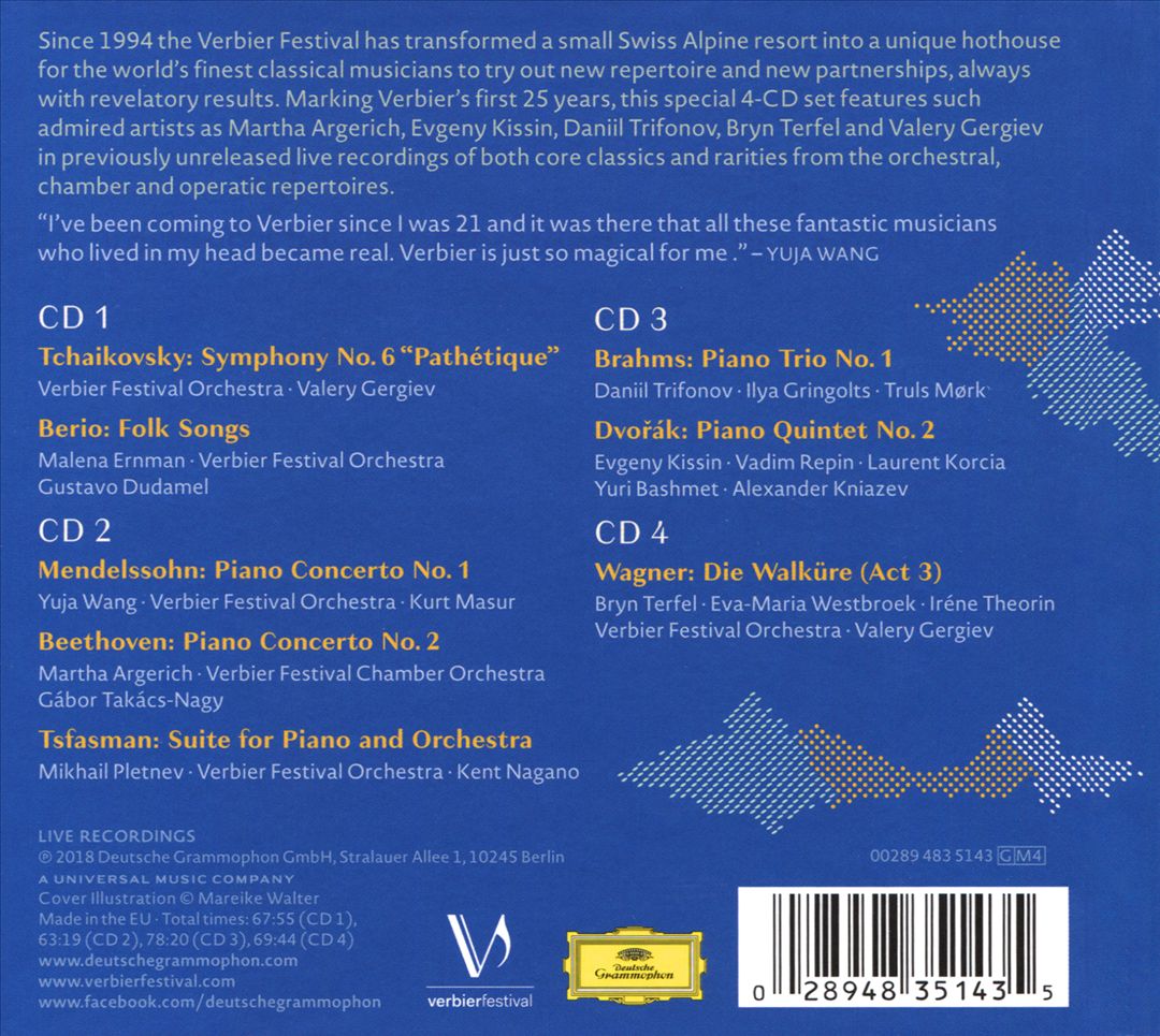 Verbier Festival: 25 Years of Excellence cover art