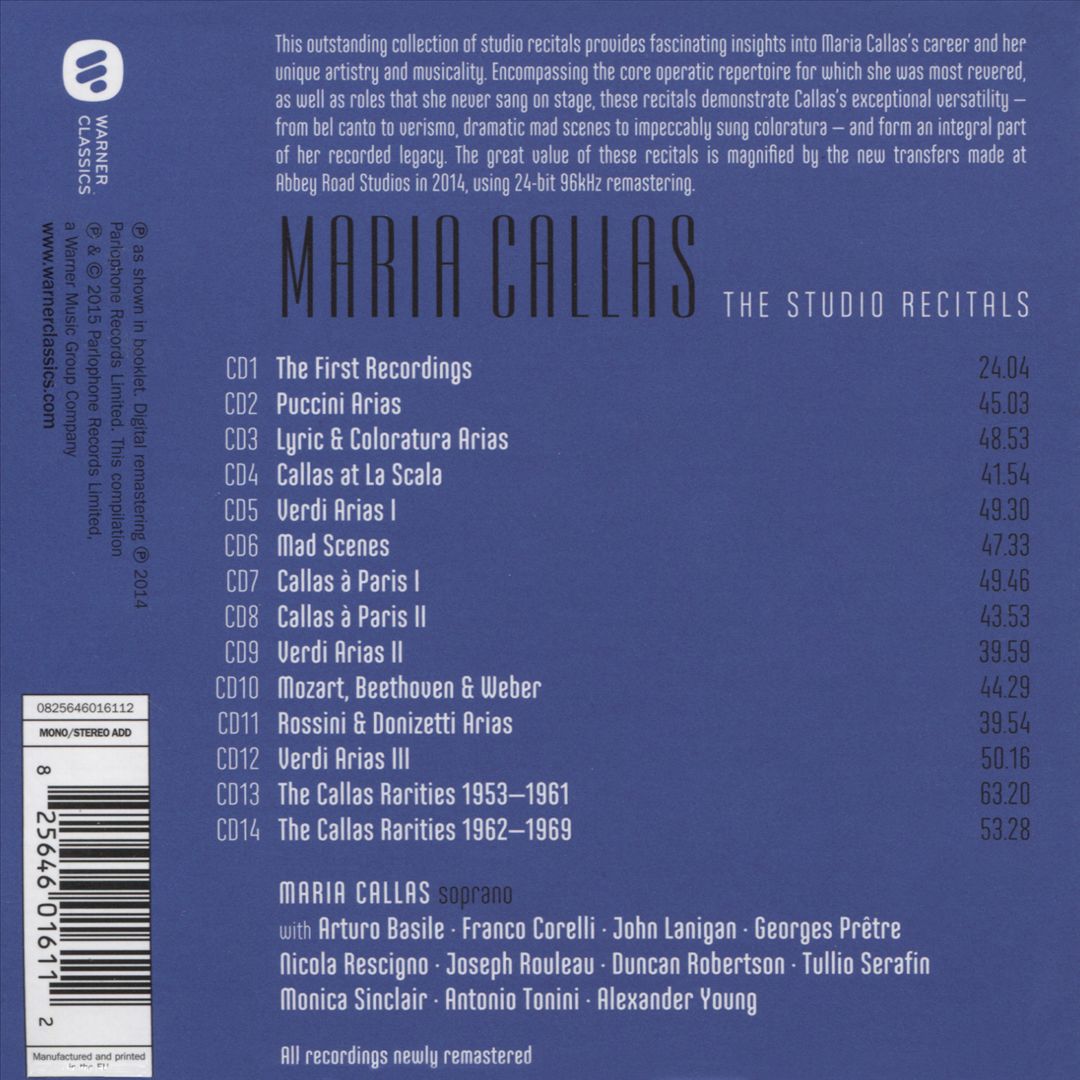 Complete Studio Recitals cover art