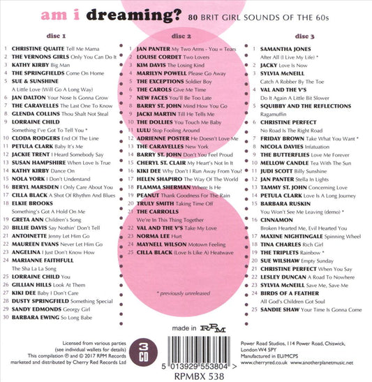 Am I Dreaming? 80 Brit Girl Sounds of the '60s cover art