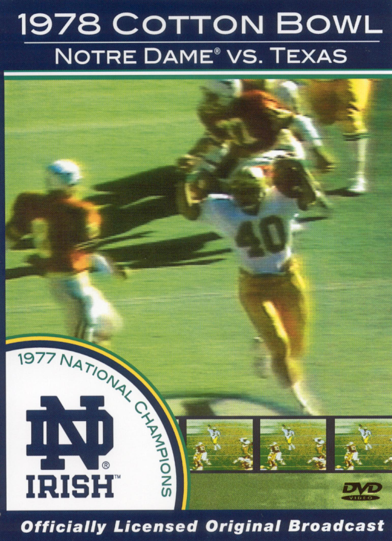 1978 Cotton Bowl: Notre Dame Vs. Texas cover art
