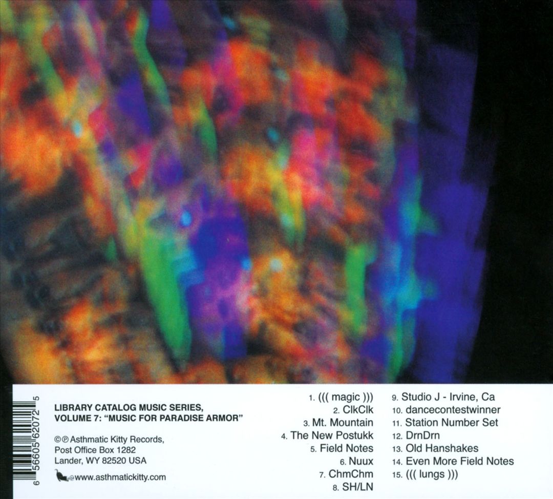 Library Catalog Music Series, Vol. 7: Music for Paradise Armor cover art