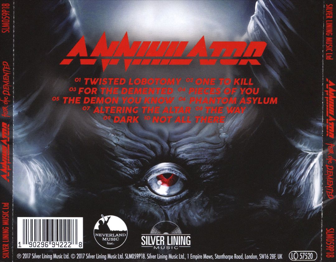 For the Demented cover art