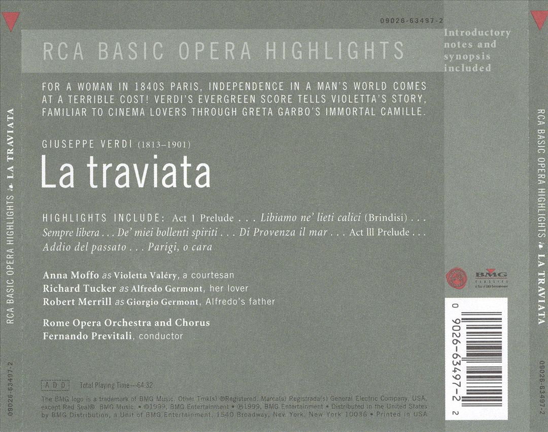 Verdi: La Traviata (Highlights) cover art