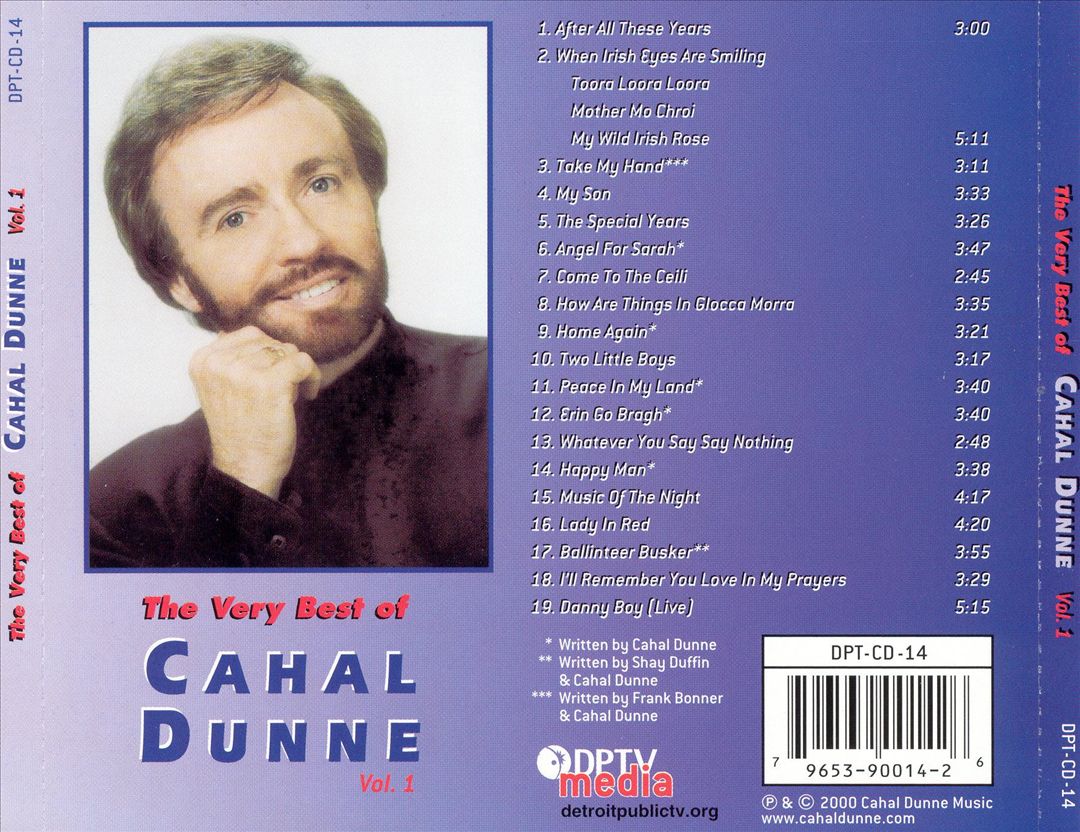 Very Best of Cahal Dunne cover art