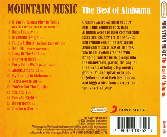 Mountain Music: The Best of Alabama cover art