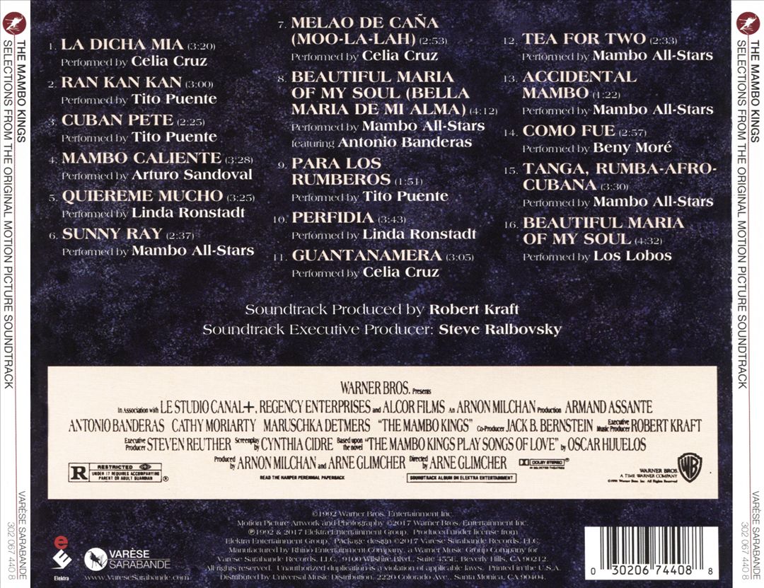The Mambo Kings [1992 Original Soundtrack] [Remastered] cover art