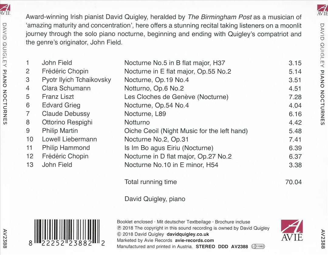 Piano Nocturnes cover art