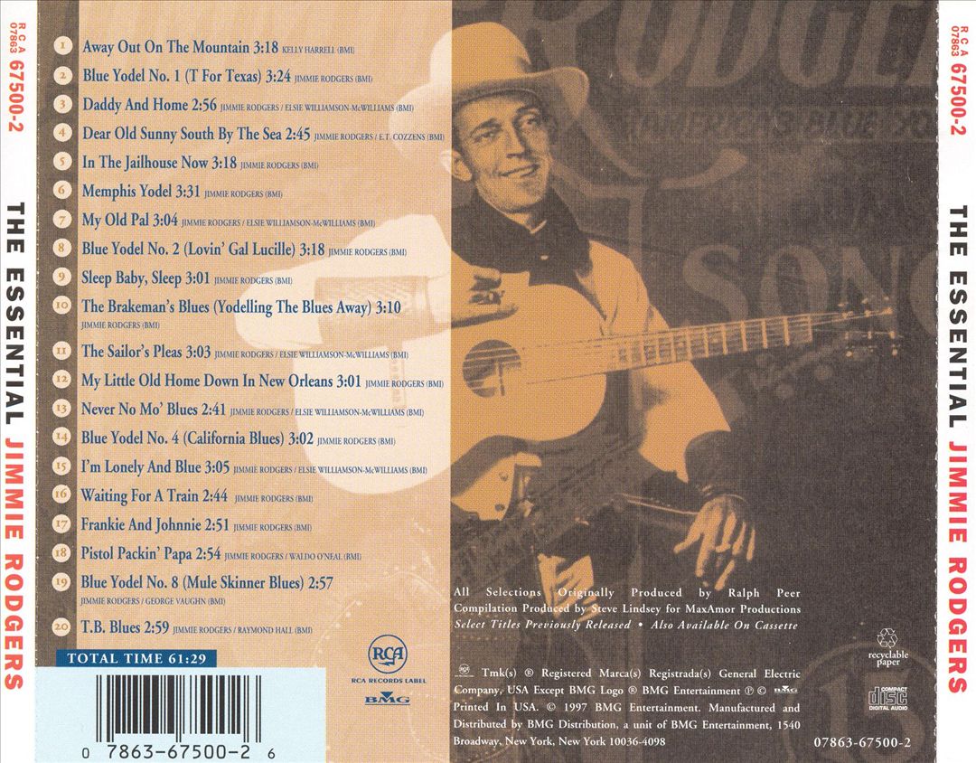 Essential Jimmie Rodgers cover art