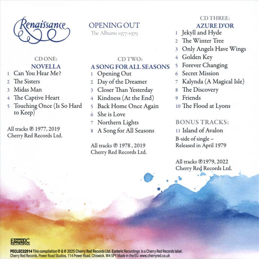 Opening Out: The Albums 1977-1979 cover art