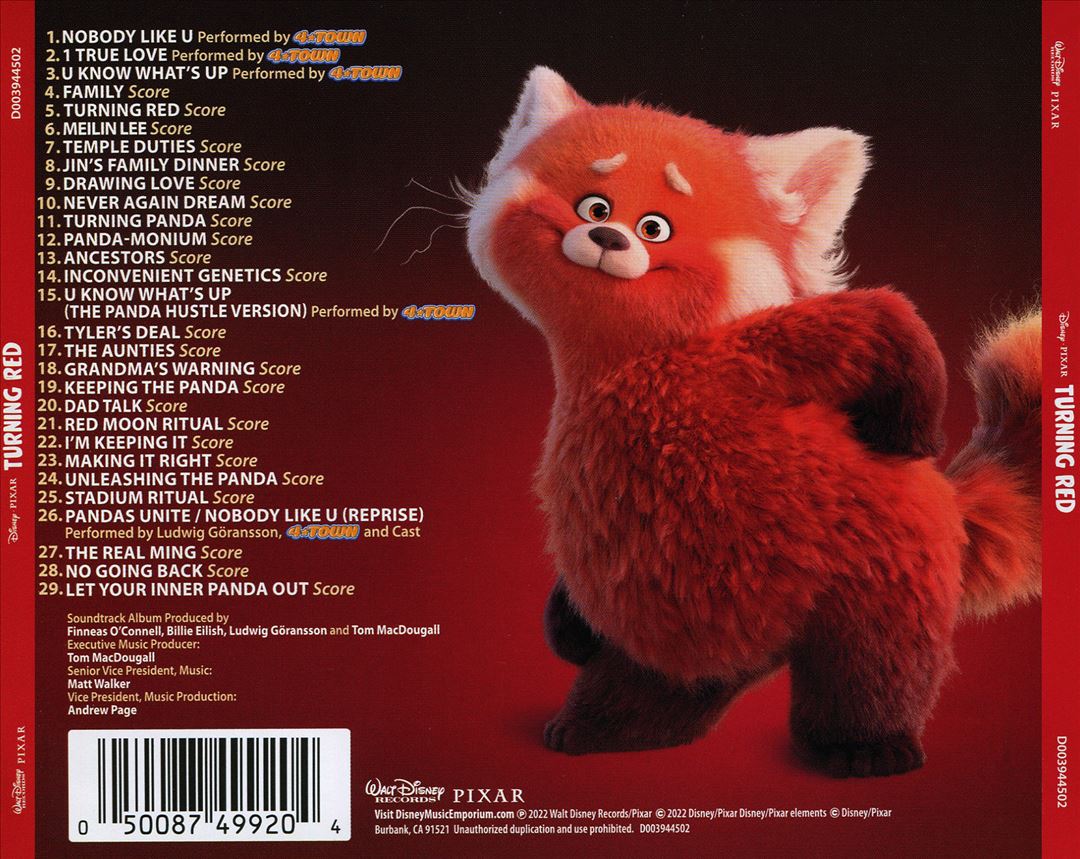 Turning Red [Original Motion Picture Soundtrack] cover art
