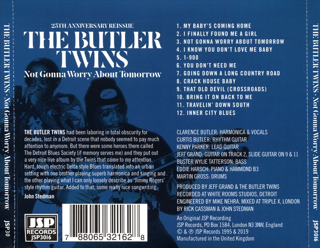 Not Gonna Worry About Tomorrow [25th Anniversary Edition] cover art