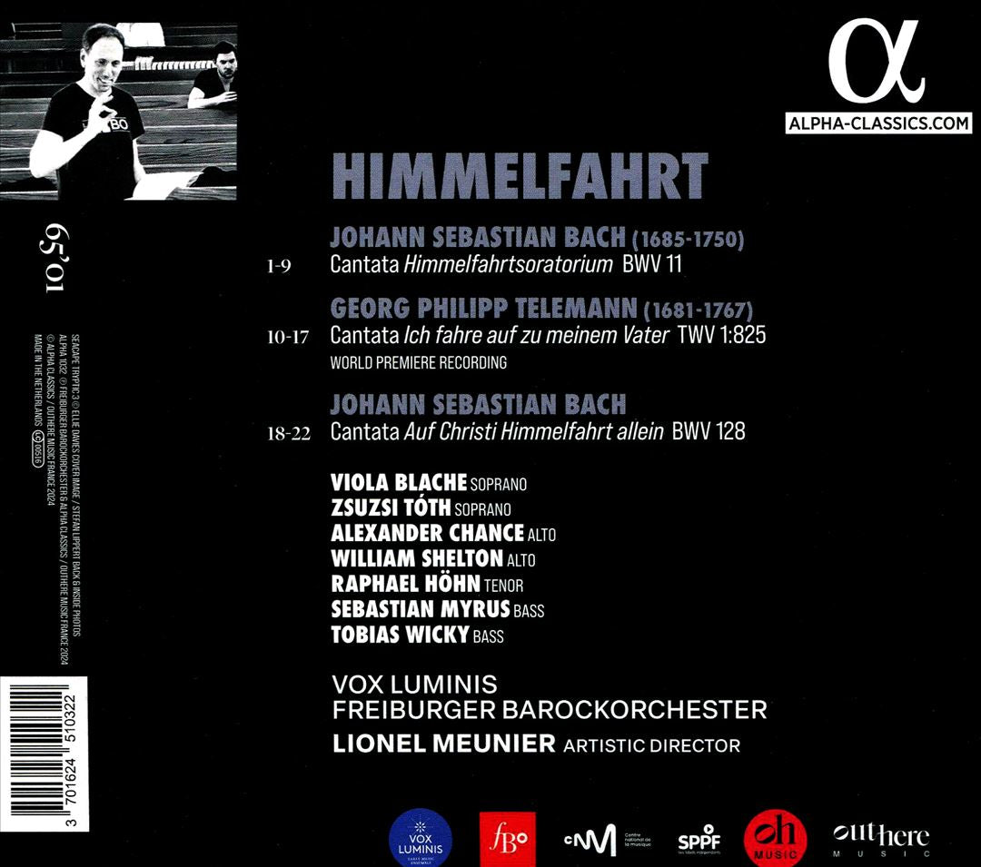 Himmelfahrt: Bach, Telemann cover art