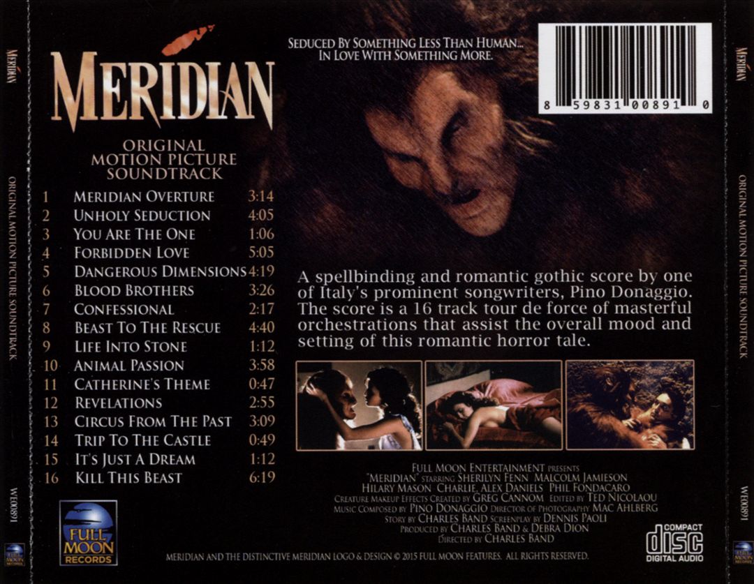 Meridian: Kiss of the Beast [Original Motion Picture Soundtrack] cover art