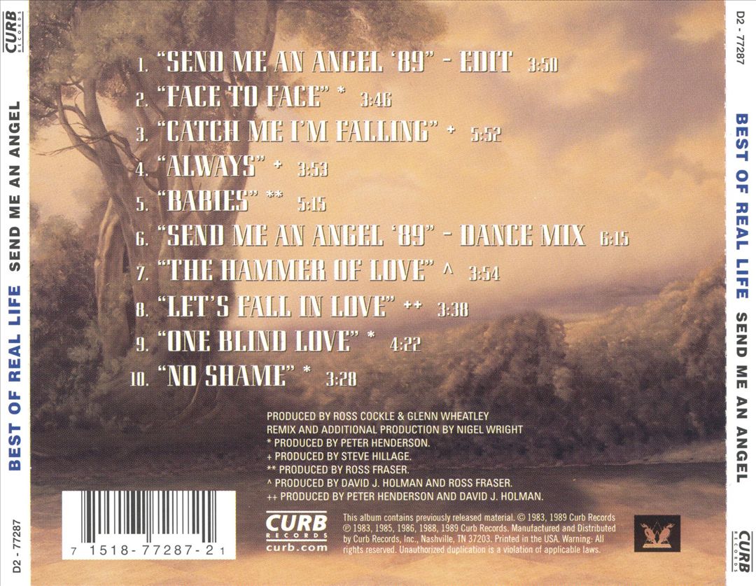 Best of Real Life: Send Me an Angel cover art