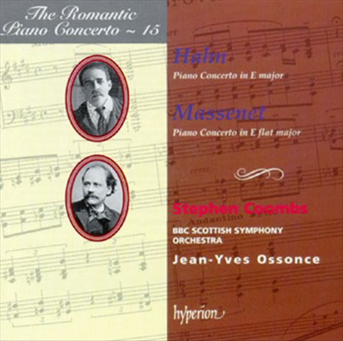 Hahn, Massenet: Piano Concertos cover art